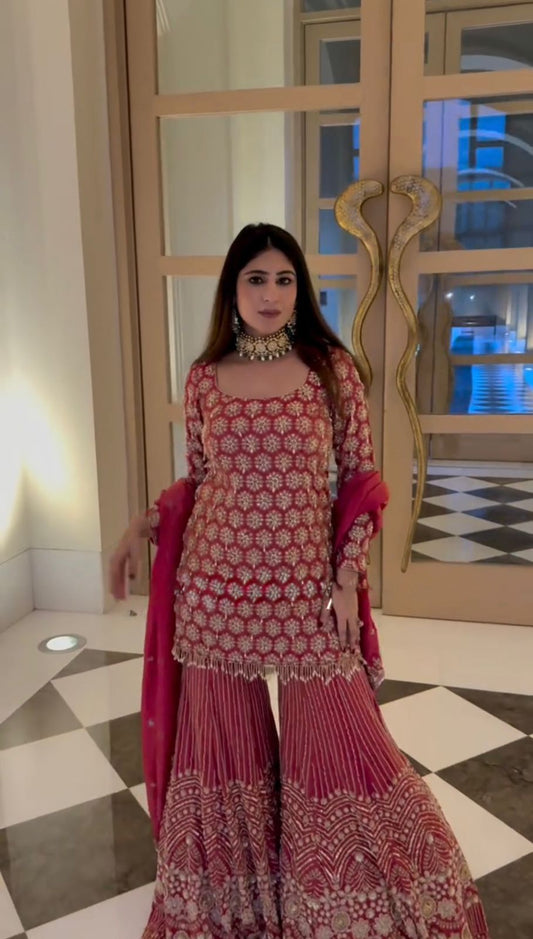 Classic Indian Anarkali with Heavy Embroidery