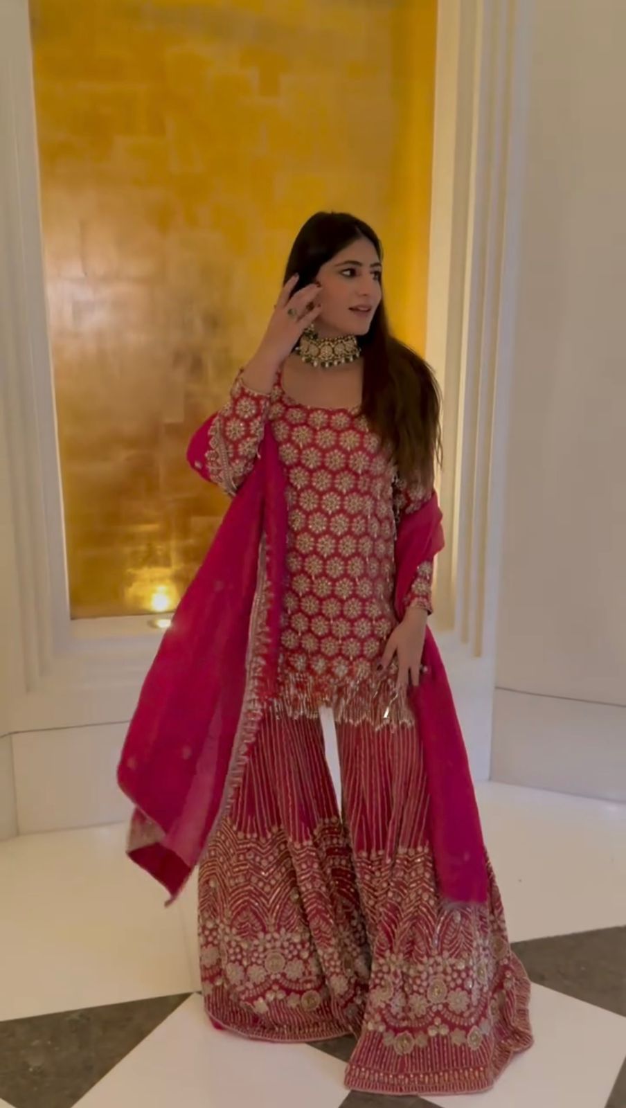 Classic Indian Anarkali with Heavy Embroidery