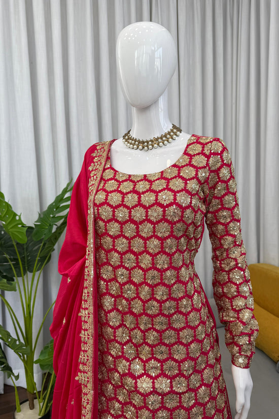 Classic Indian Anarkali with Heavy Embroidery