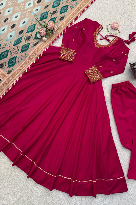 Designer Gown Set – Elegant Ethnic Wear