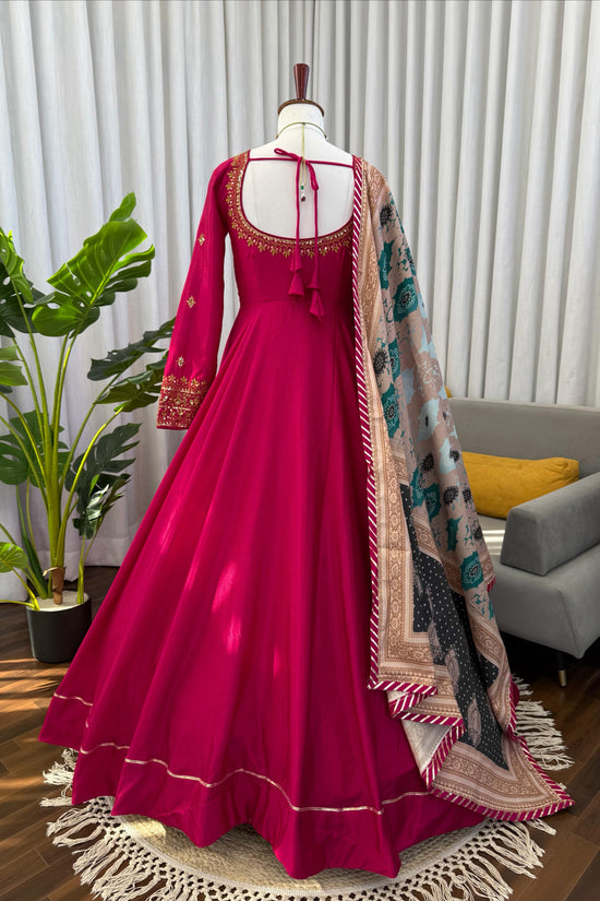 Designer Gown Set – Elegant Ethnic Wear