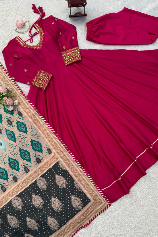 Designer Gown Set – Elegant Ethnic Wear
