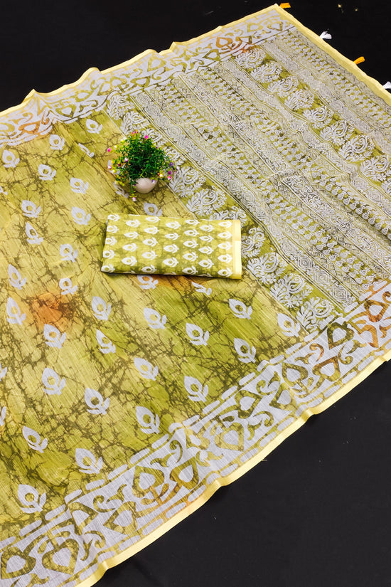 SOFT LINEN COTTON PREMIUM SAREE