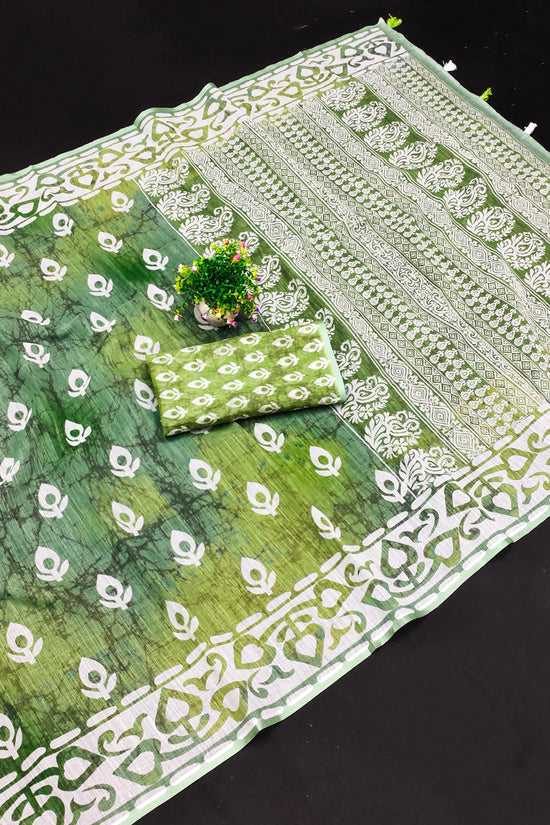 SOFT LINEN COTTON PREMIUM SAREE