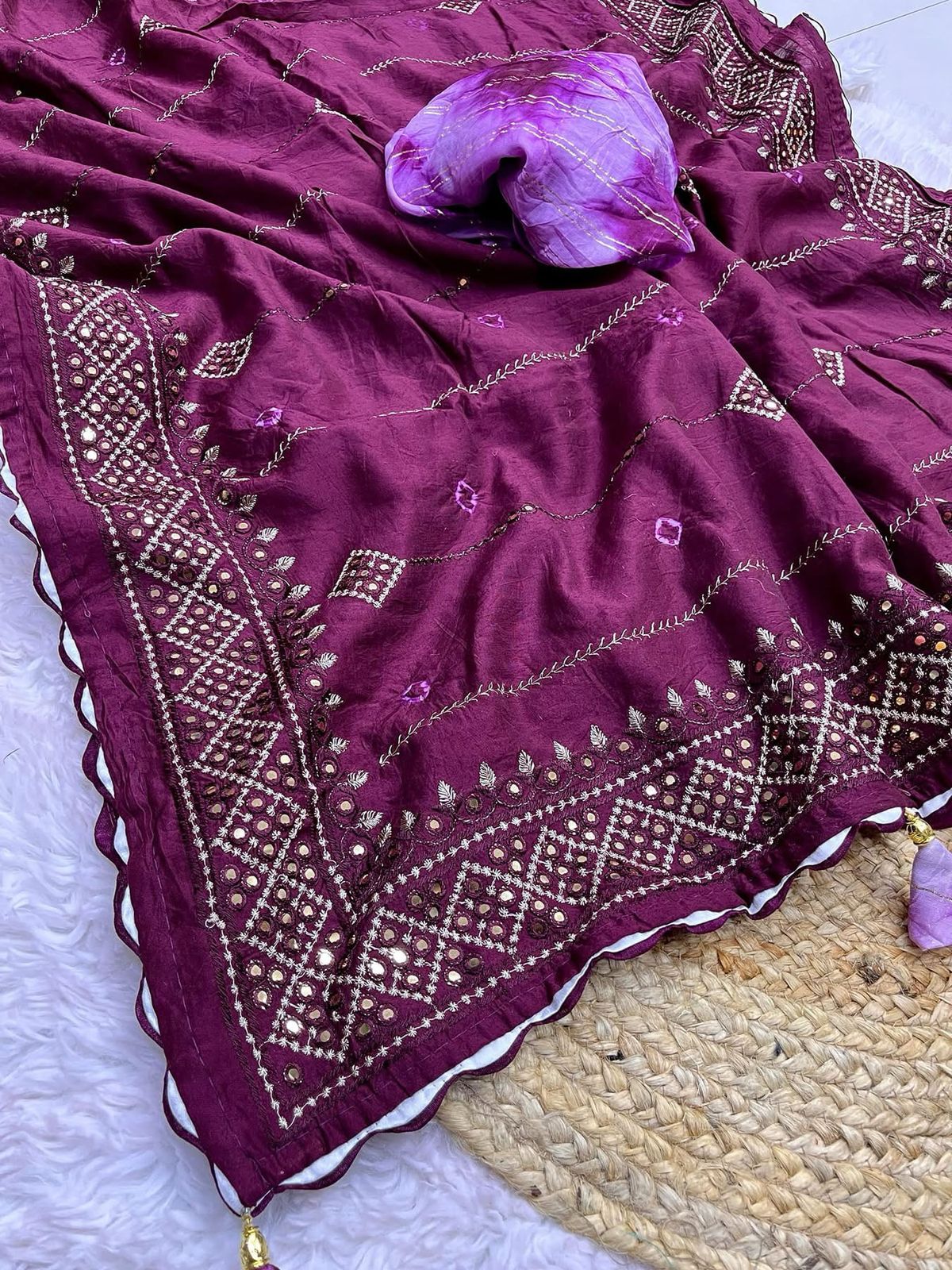 beautiful soft cotton saree