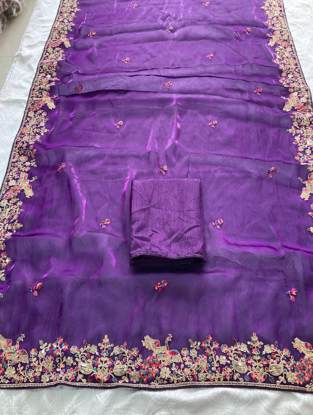 womens  party wear weeding wear rich look saree