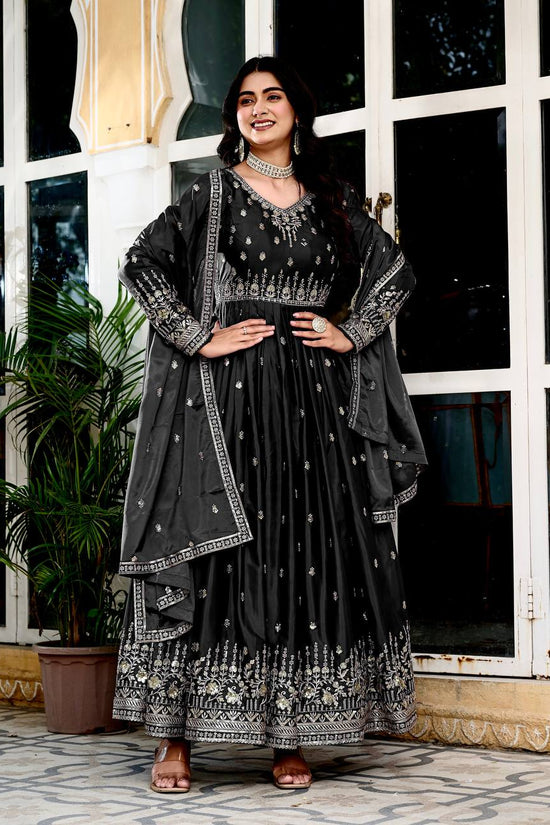 American Silk Two Pic Party & Weeding Wear Gown