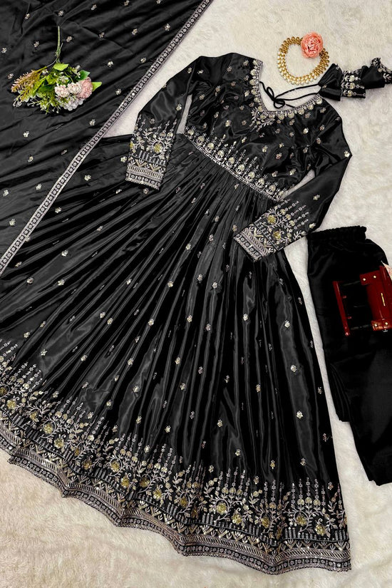 American Silk Two Pic Party & Weeding Wear Gown