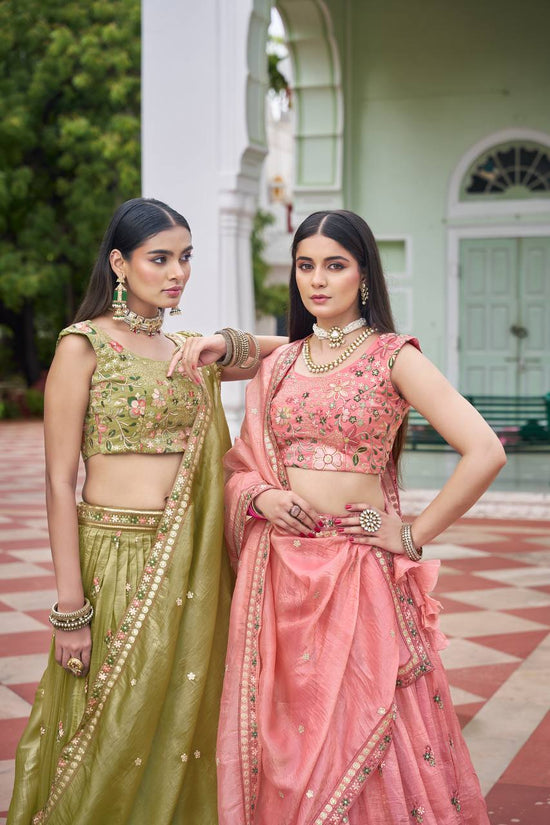 Royal Blush Pink Party Wear & Weeding Wear Lehenga Choli