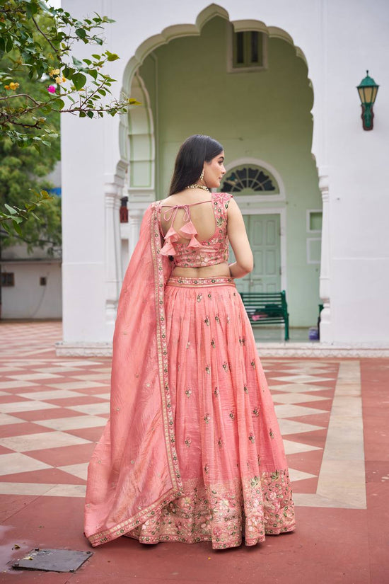 Royal Blush Pink Party Wear & Weeding Wear Lehenga Choli