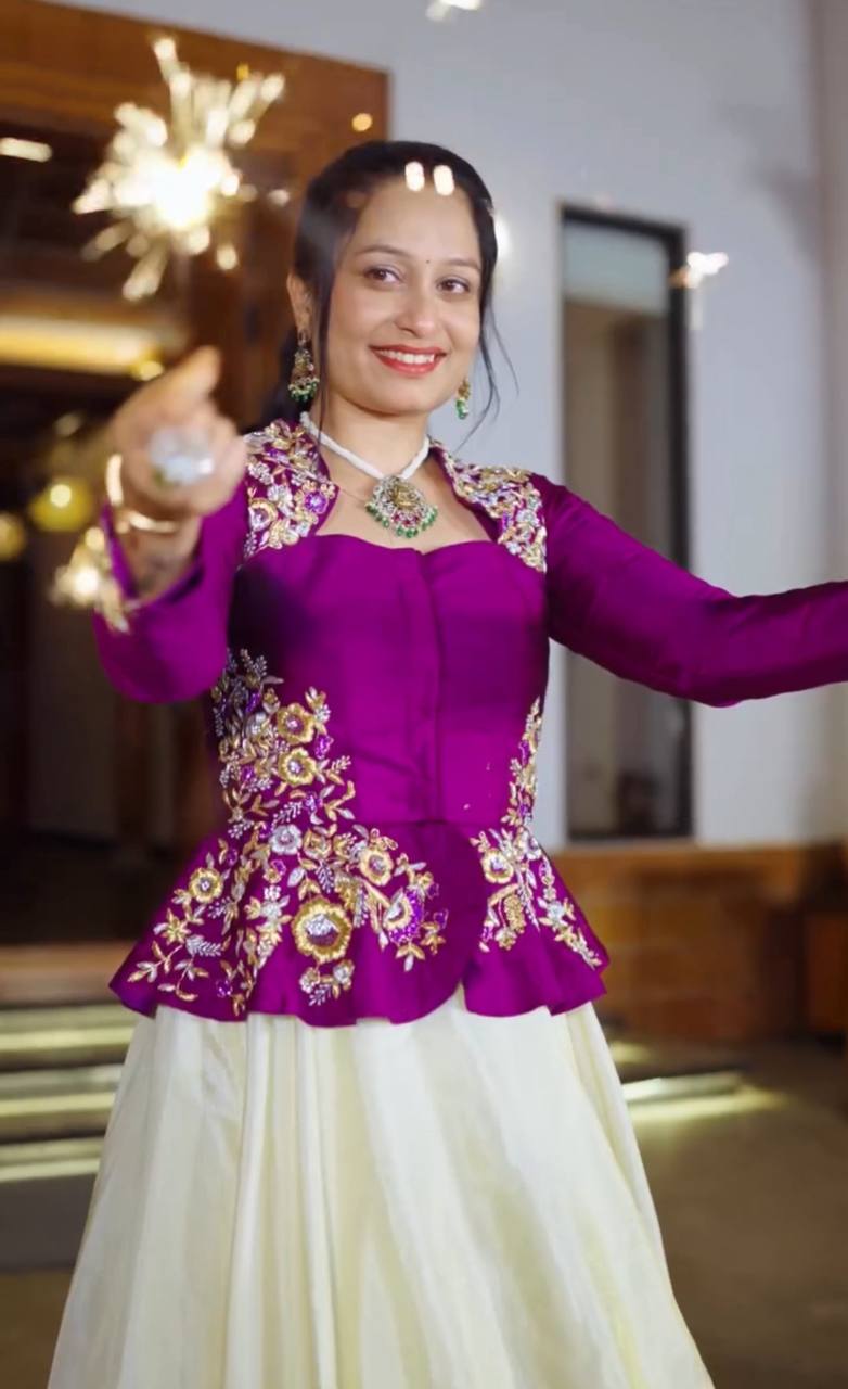 New Traditional  Lehenga Blouse Full Stitch Party Wear Dress