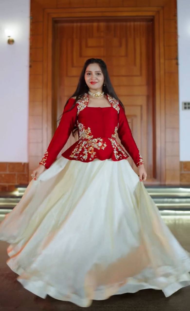 New Traditional  Lehenga Blouse Full Stitch Party Wear Dress