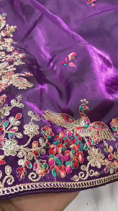 womens  party wear weeding wear rich look saree