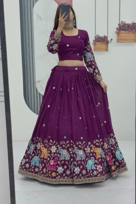 Wedding and party  wear  Lehenga Choli With Cancan👗