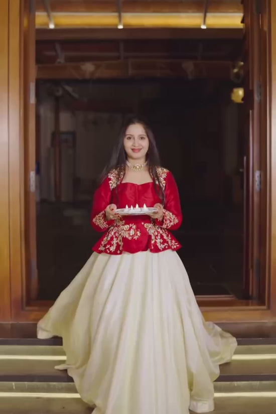 New Traditional  Lehenga Blouse Full Stitch Party Wear Dress