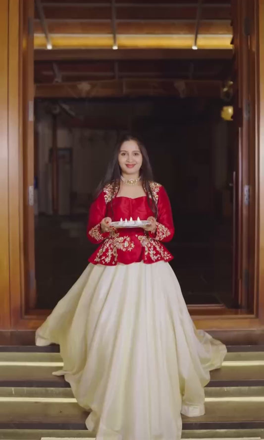 New Traditional  Lehenga Blouse Full Stitch Party Wear Dress