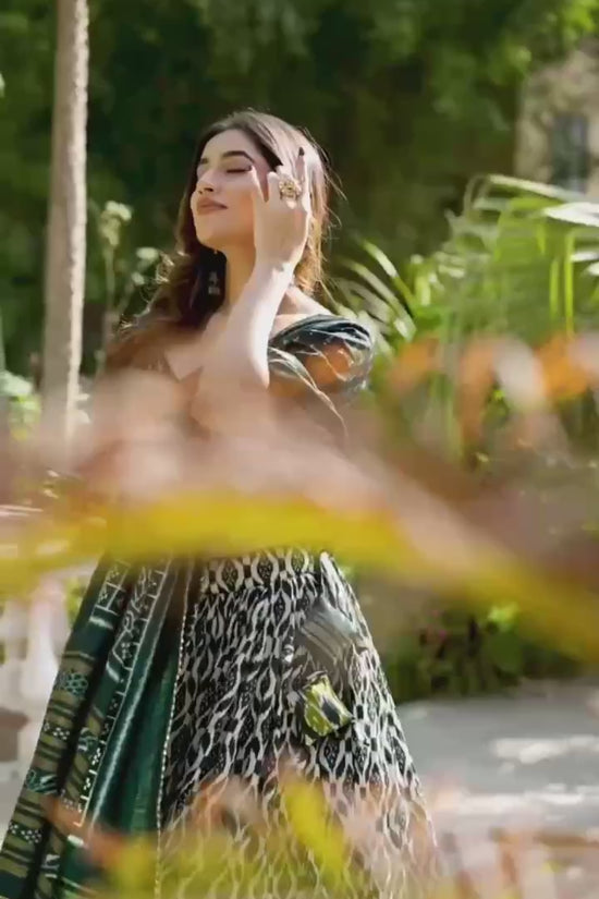Patola print With Foil Work Lehenga Choli