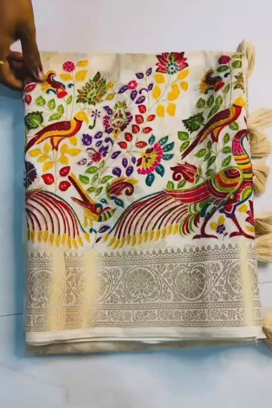 BOLLYWOOD  PREMIUM JARI VIEWING SAREE