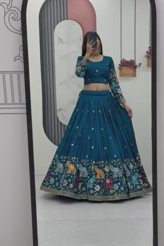 Wedding and party  wear  Lehenga Choli With Cancan👗