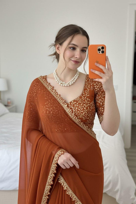 Party Wear Soft Rangoli Silk Saree