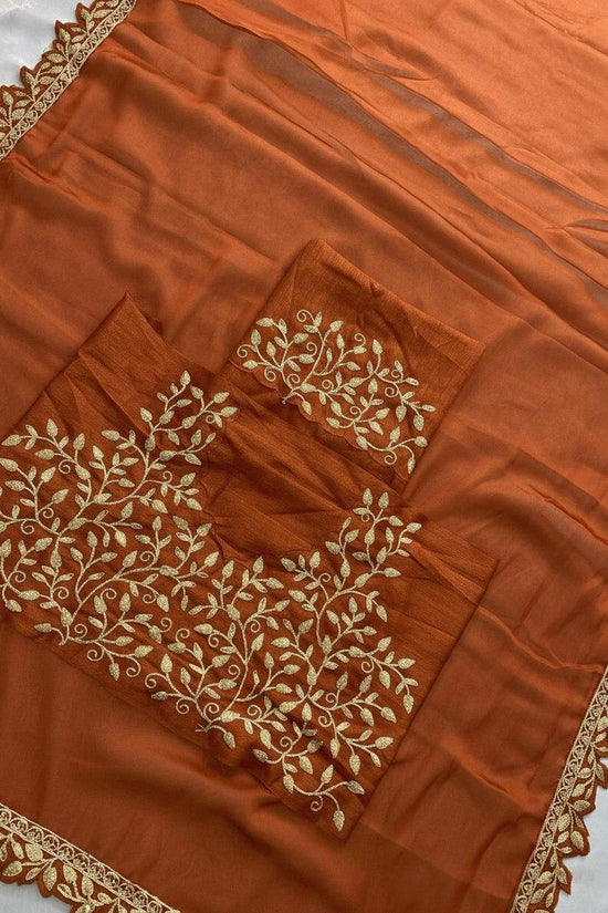 Party Wear Soft Rangoli Silk Saree