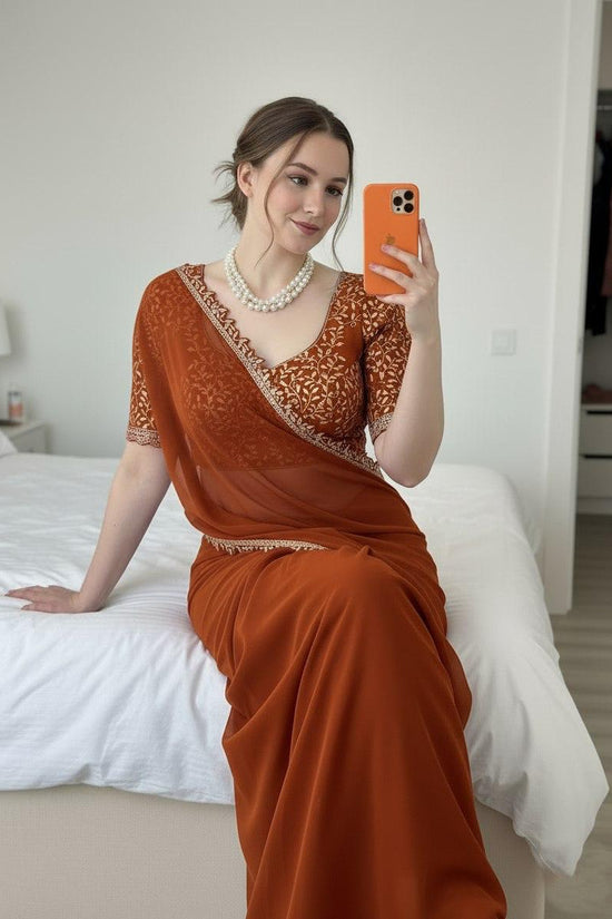 Party Wear Soft Rangoli Silk Saree