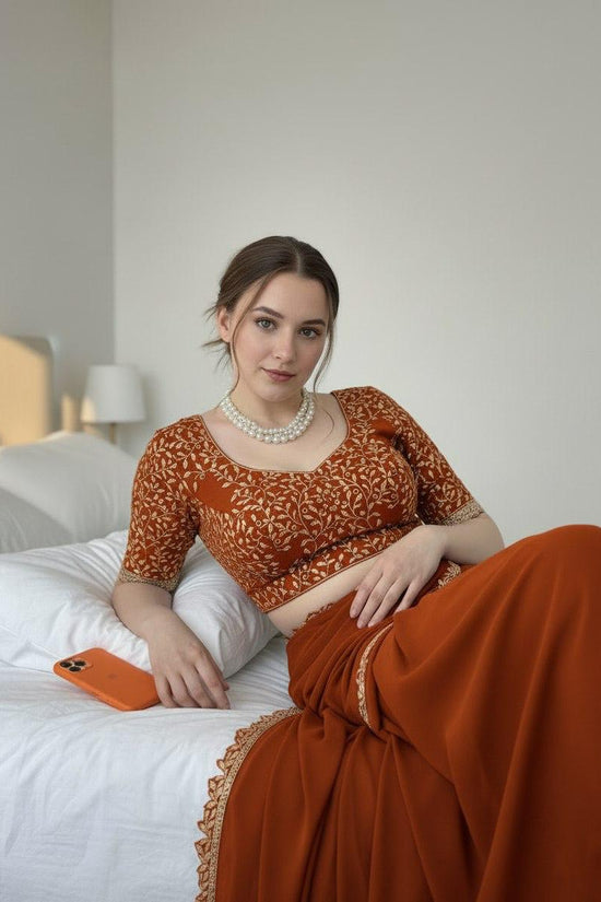 Party Wear Soft Rangoli Silk Saree