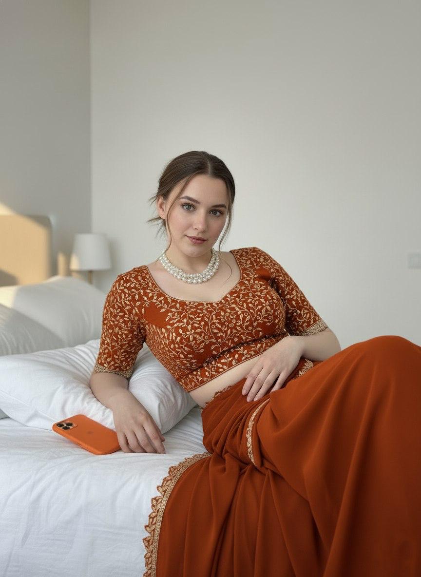 Party Wear Soft Rangoli Silk Saree