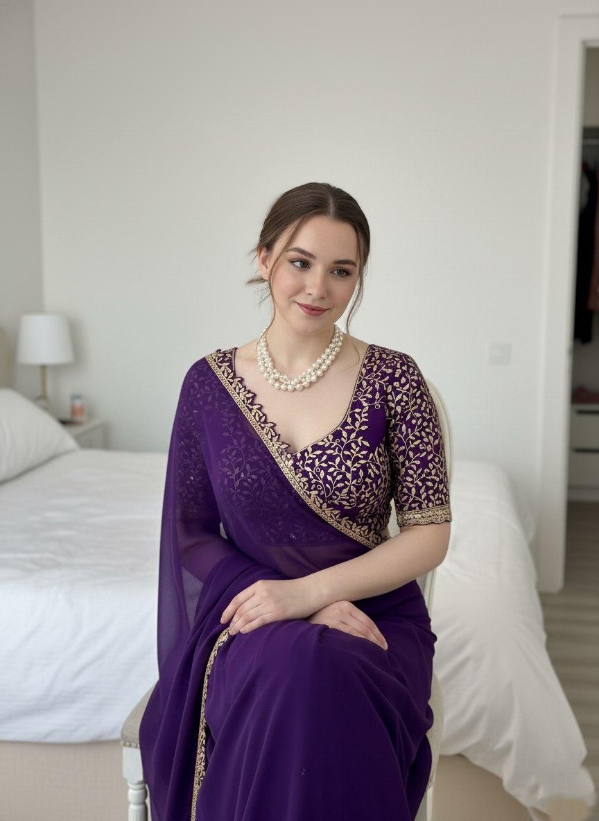 Party Wear Soft Rangoli Silk Saree