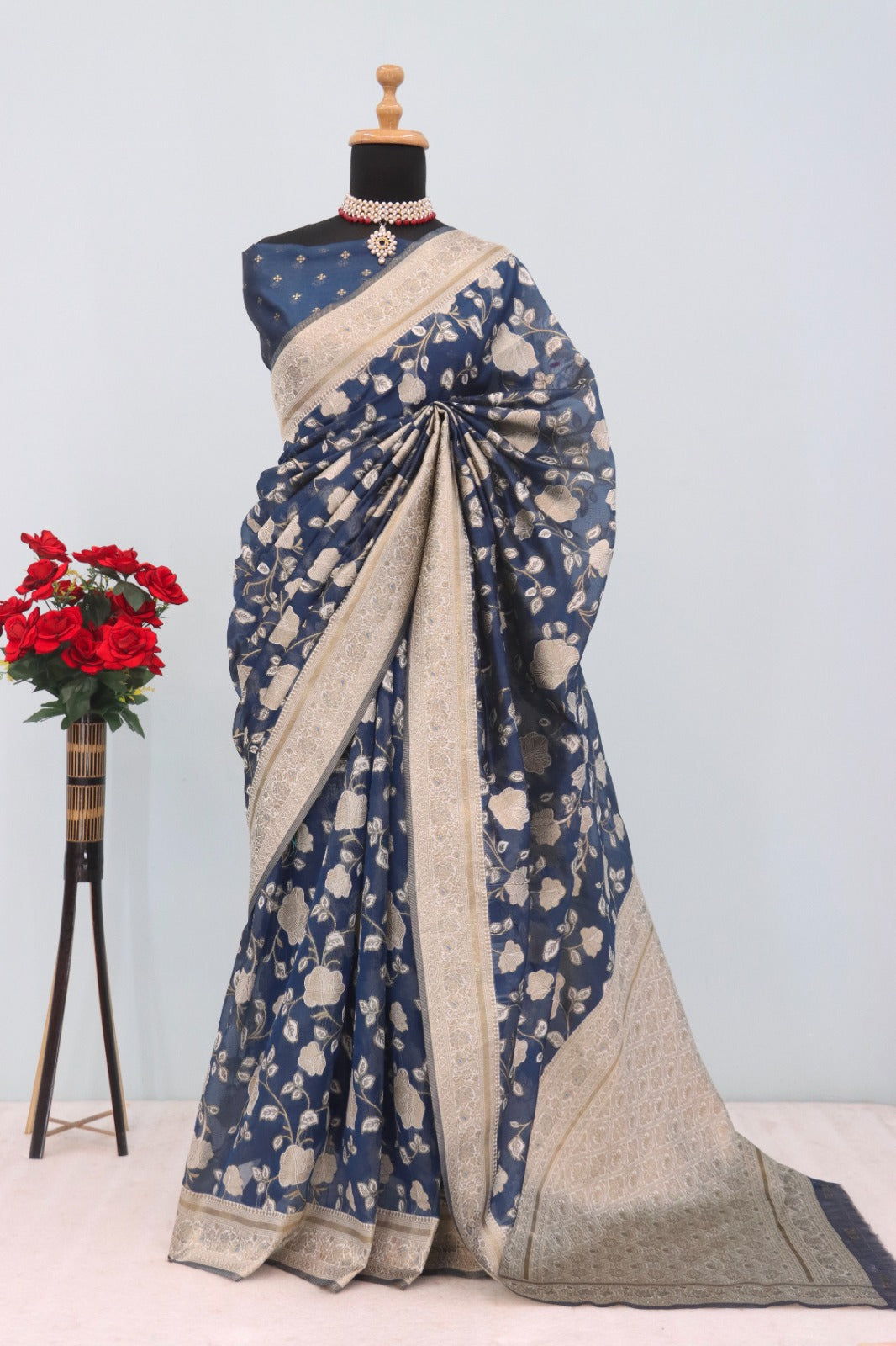 TISSUE SILK  BOLLYWOOD  SAREE