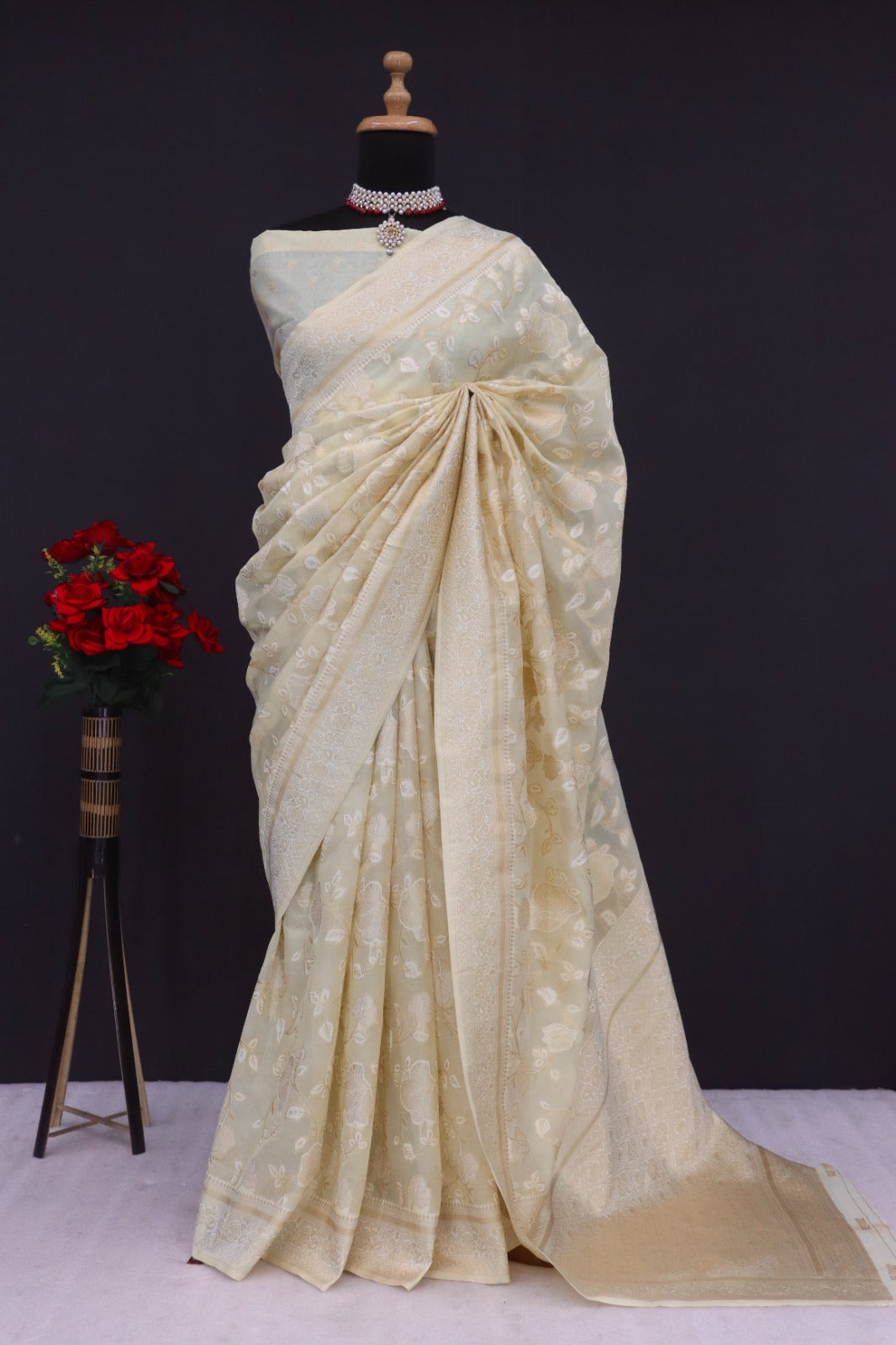 TISSUE SILK  BOLLYWOOD  SAREE