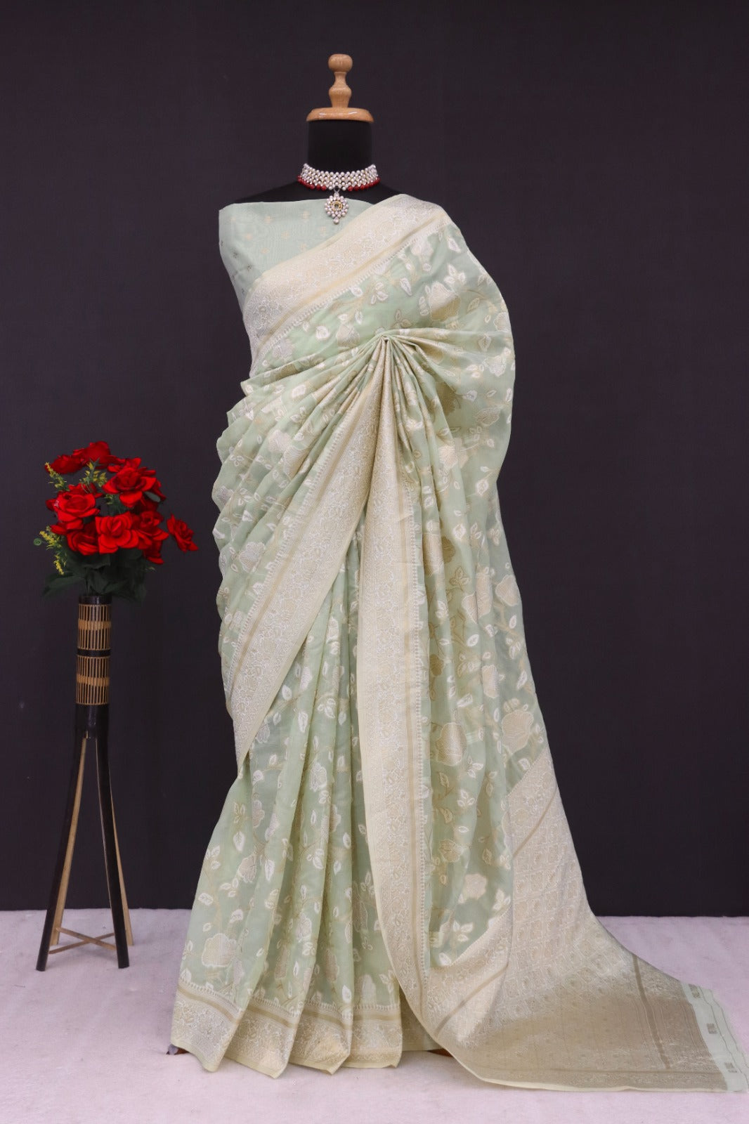 TISSUE SILK  BOLLYWOOD  SAREE
