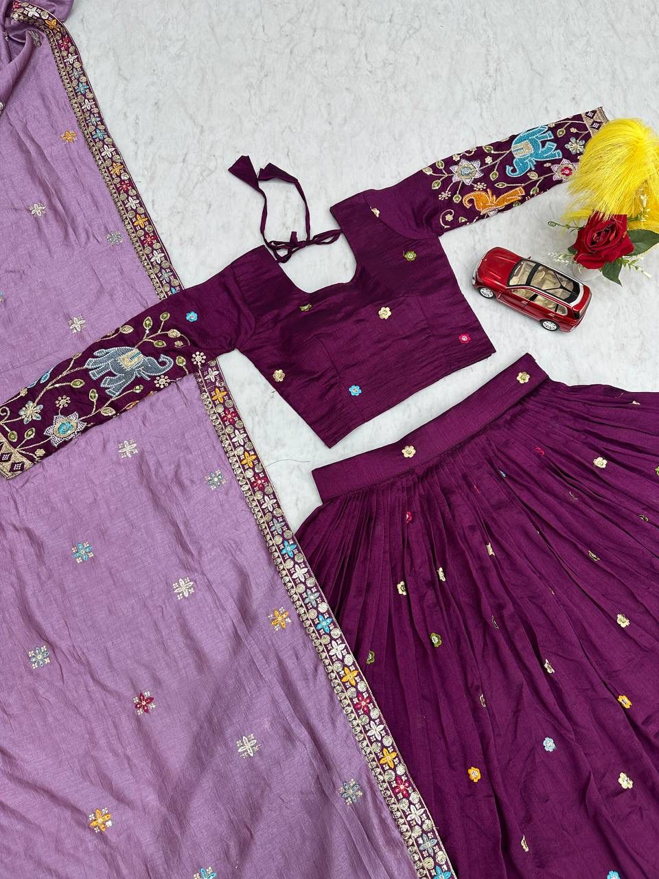 Wedding and party  wear  Lehenga Choli With Cancan👗